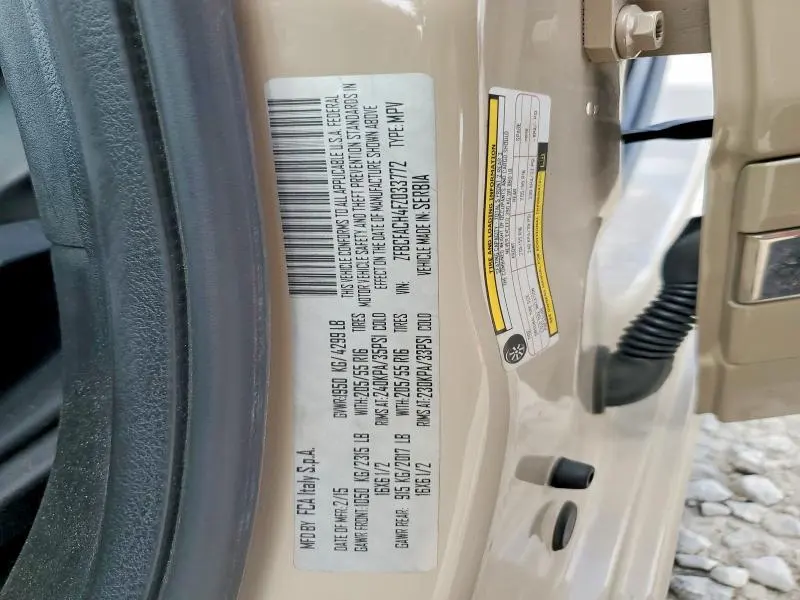 FIAT 500 2015 VIN ZFBCFACH4FZ033772