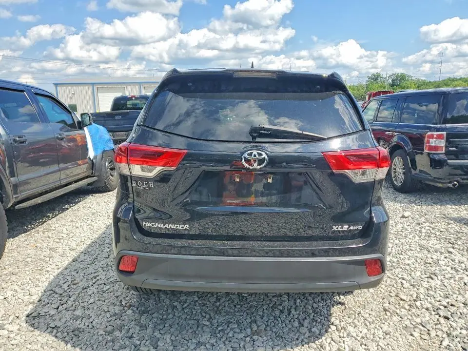 TOYOTA HIGHLANDER 2018 VIN 5TDJZRFH6JS548501