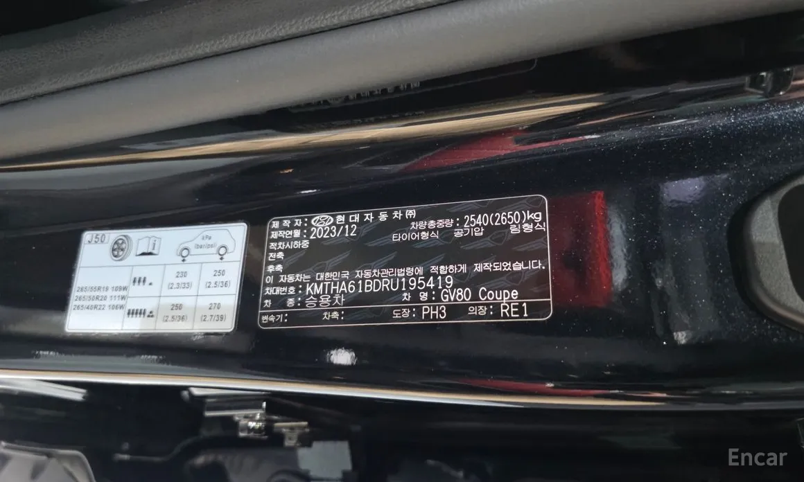 Genesis GV80 2023 2.5T Gasoline AWD