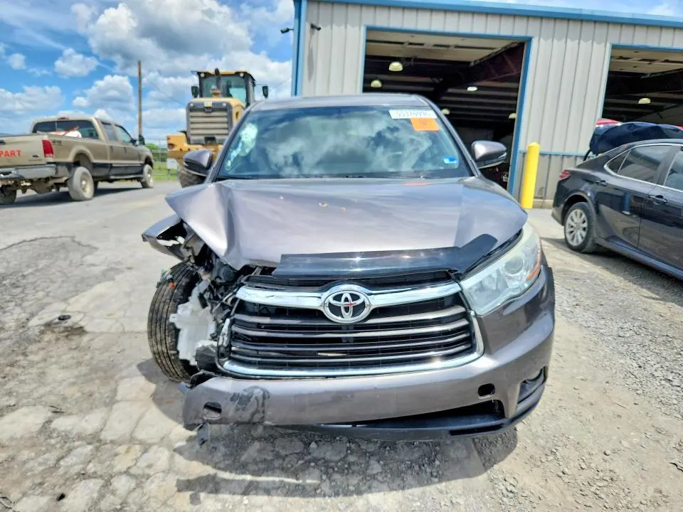 TOYOTA HIGHLANDER 2016 VIN 5TDZARFHXGS023007