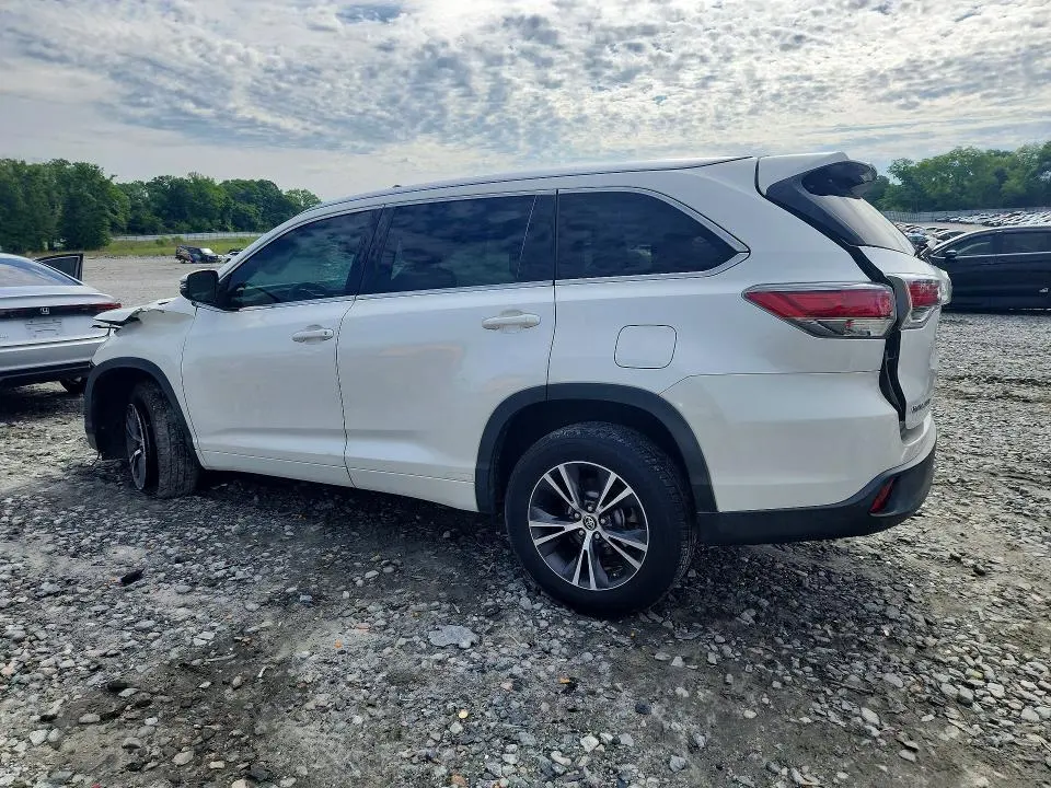 TOYOTA HIGHLANDER 2016 VIN 5TDKKRFH6GS176174