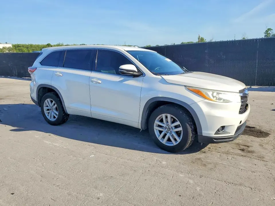 TOYOTA HIGHLANDER 2016 VIN 5TDZKRFH5GS166928