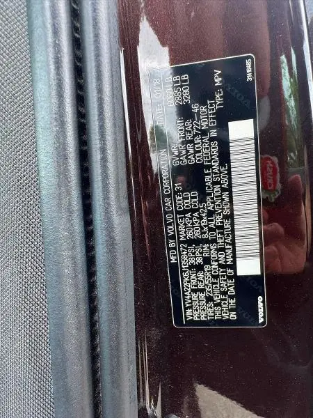 VOLVO XC90 2018 VIN YV4A22PK6J1358472