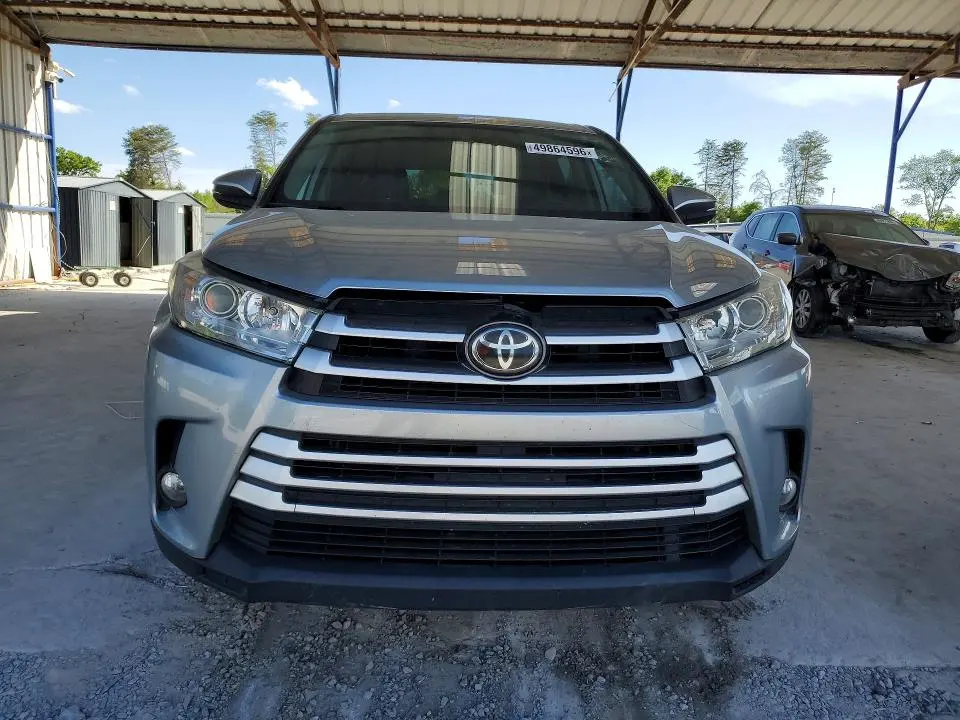 TOYOTA HIGHLANDER 2019 VIN 5TDZZRFH1KS347643