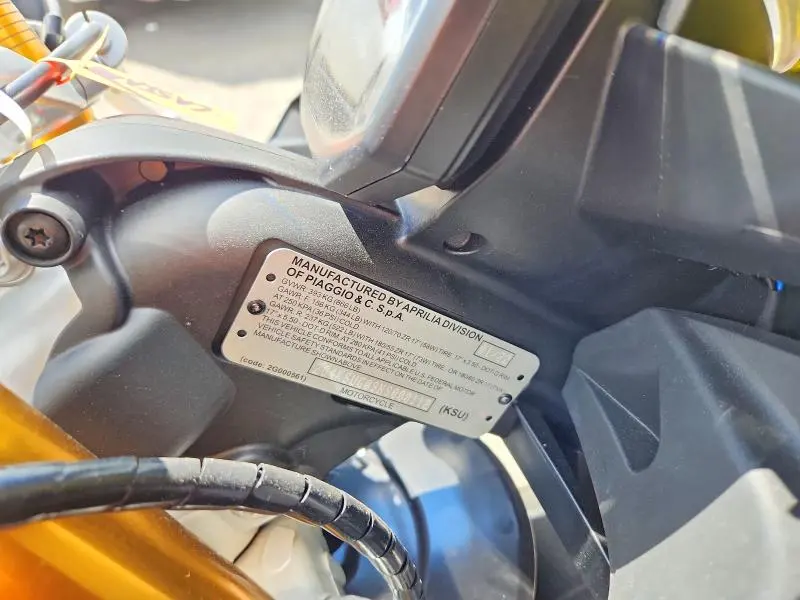 APRILIA MOTORCYCLE 2022