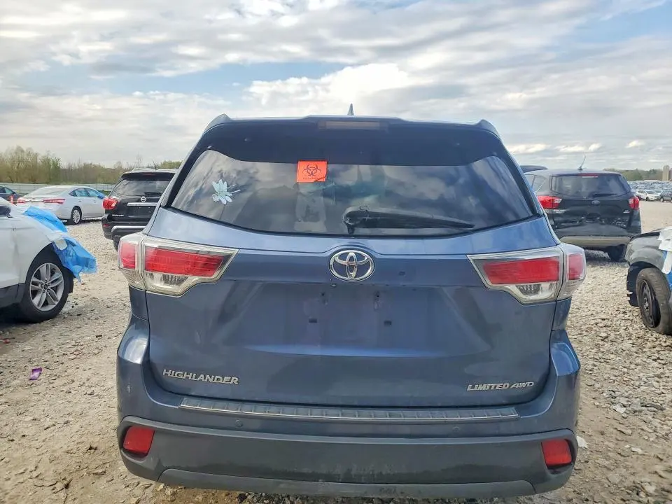 TOYOTA HIGHLANDER 2015 VIN 5TDDKRFH5FS210564