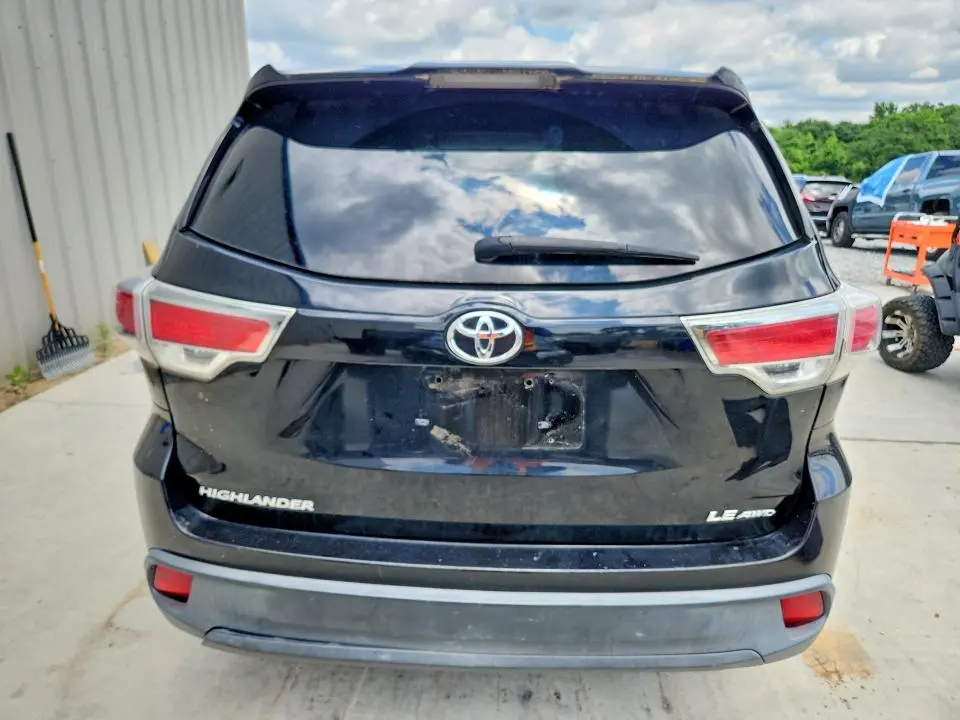 TOYOTA HIGHLANDER 2015 VIN 5TDBKRFH4FS074256