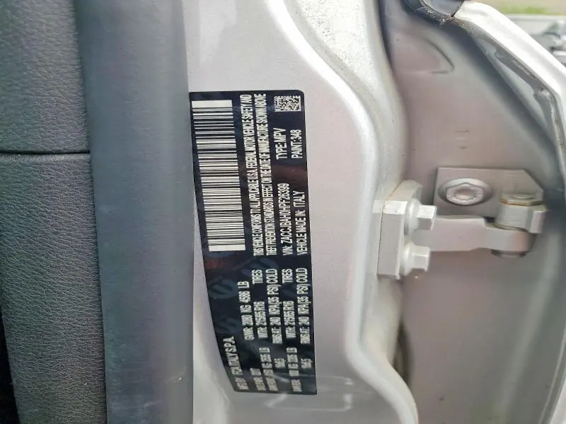 JEEP RENEGADE 2017 VIN ZACCJBAH0HPF26399