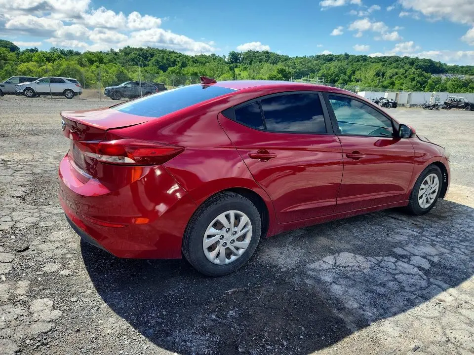 HYUNDAI ELANTRA 2017 VIN KMHD74LFXHU088883