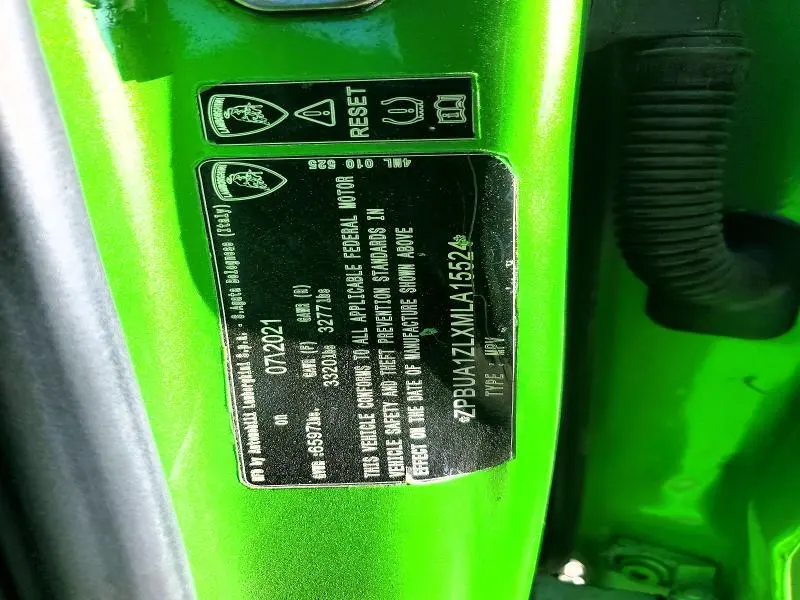 LAMBORGHINI ALL OTHER 2021 VIN ZPBUA1ZLXMLA15524